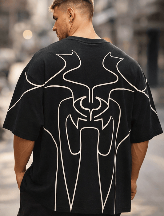 Devil by the window Oversized T-shirt