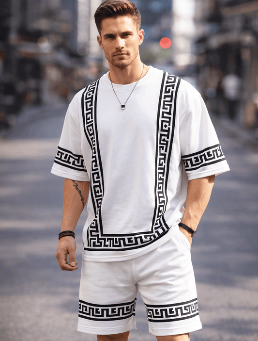 Luxury Greek Oversized Co-Ord Set
