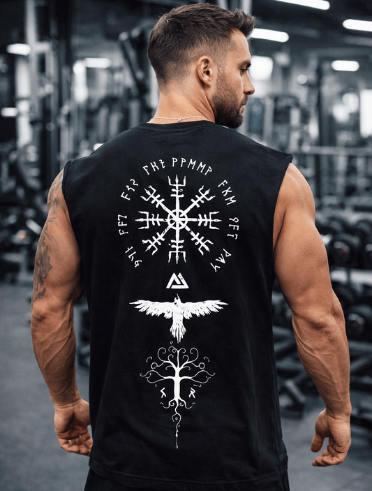 Viking Compass Sleeveless Tee