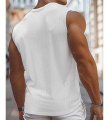 Sleeveless Henley