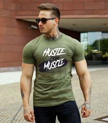 Hustle For Muscle tee