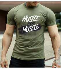 Hustle For Muscle tee