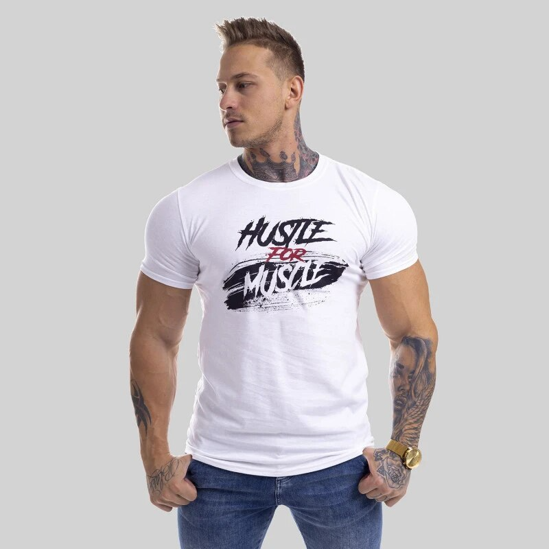 Hustle For Muscle tee