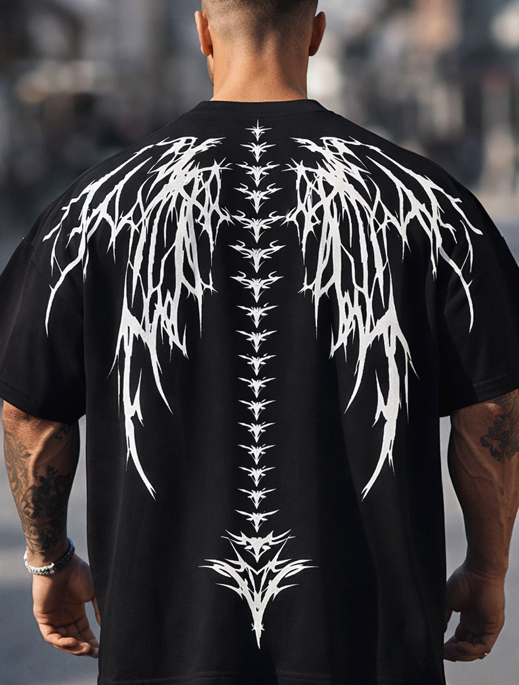 Phantom Spine Oversized Tee