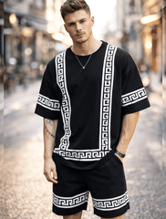 Luxury Greek Oversized Co-Ord Set