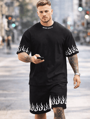 Never Give Up Oversized Co-Ord Set