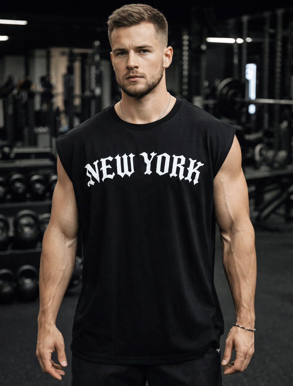 New Your Sleeveless Tee