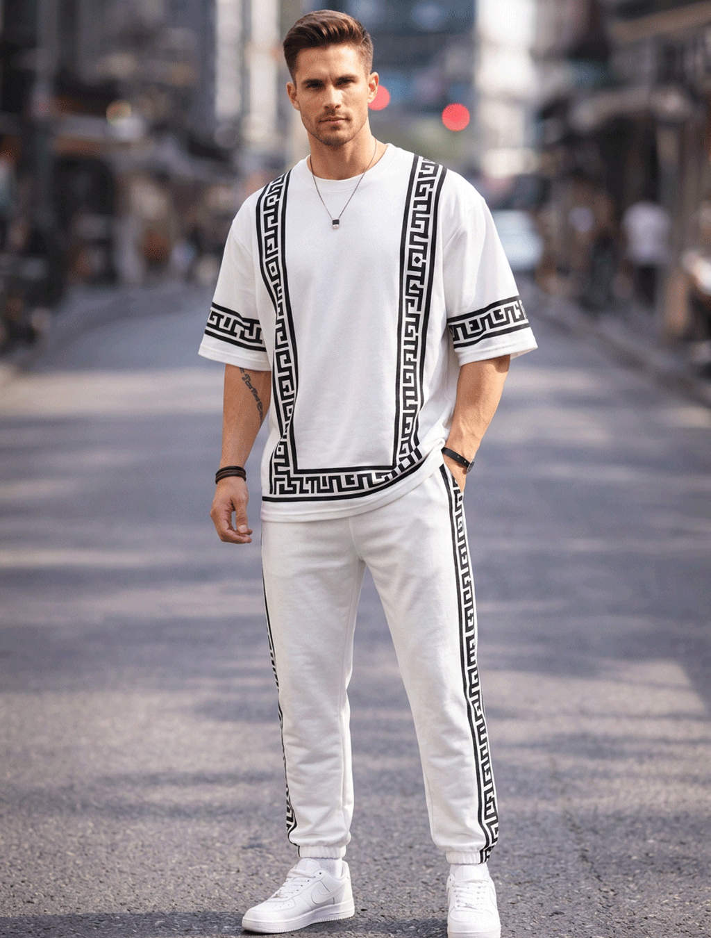 Luxury Greek Lower Co-Ord Set