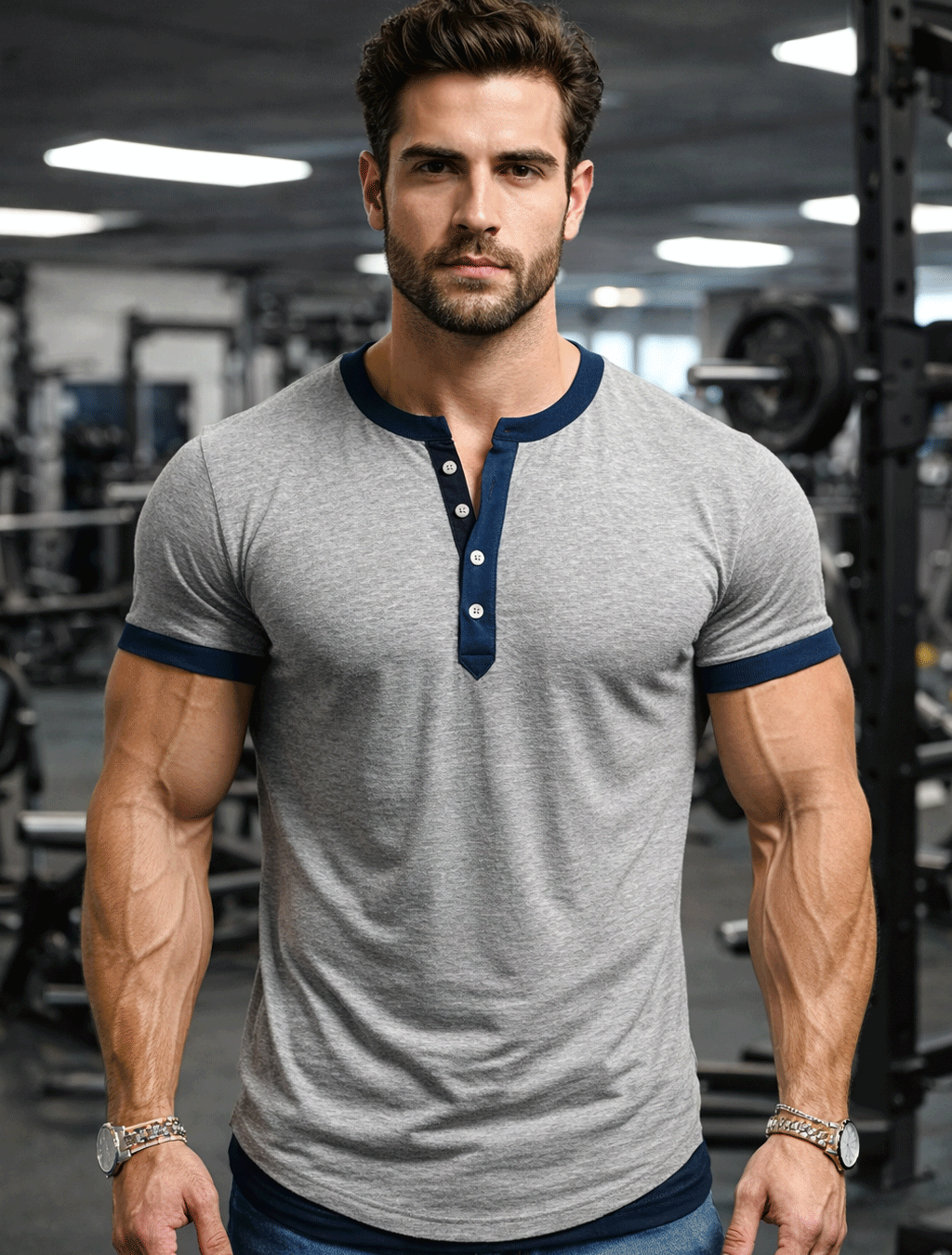 SA Casual Henley