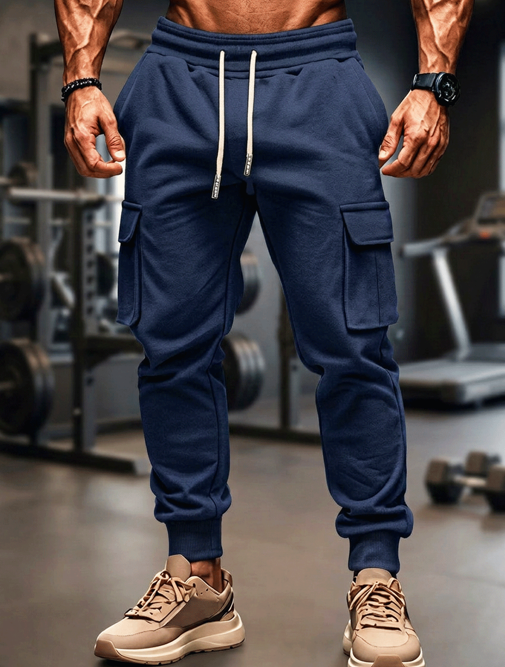Causal Flap Pocket Joggers